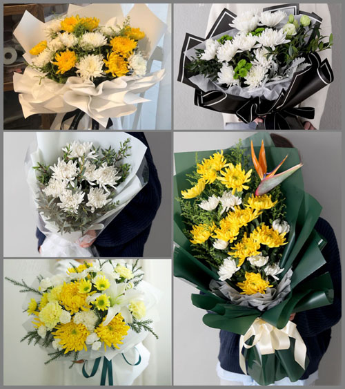 贵州六盘水六枝特区新窑镇洗马河村白事花束代送
